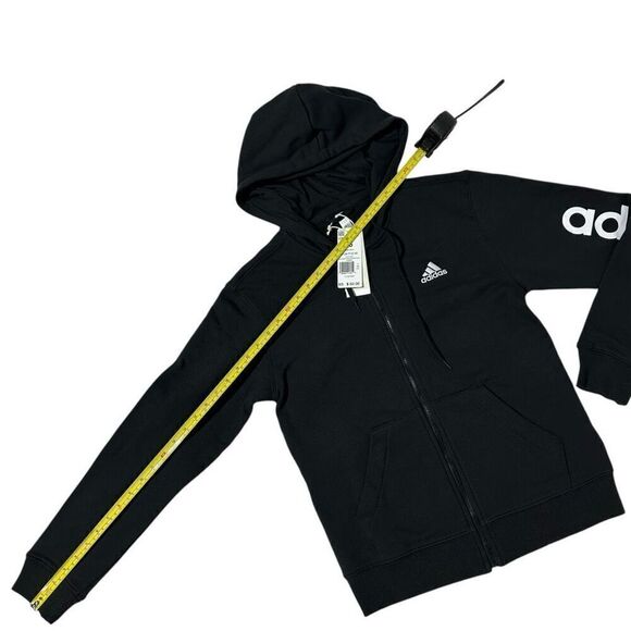 Adidas Women's Essentials Logo Full-zip Hoodie Size XS - Picture 7 of 11